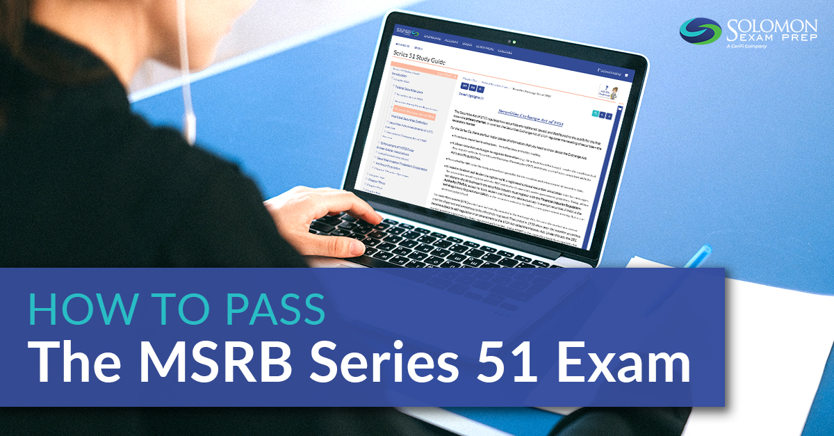 How to Pass the MSRB Series 51 Exam